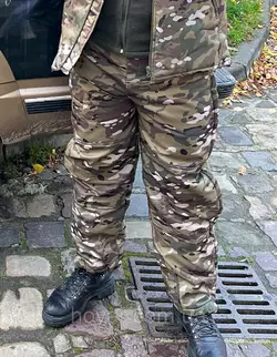 Зимові військові штани UKRTAC мультикам L