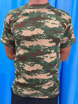 Тактична військова футболка камуфляж бавовняна L
