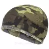 Зимова тактична шапка флісова камуфляж MFH 54-58