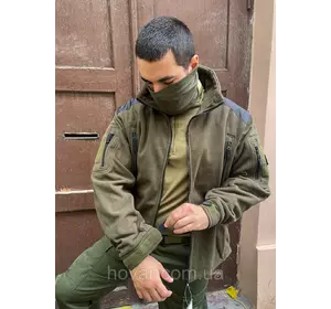 Тактична флісова куртка олива MFH "Heavy Strike" Військова фліска XL