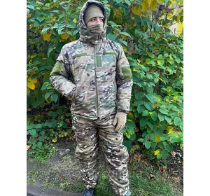 Зимовий комплект військового одягу: куртка + штани мультикам M