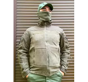 Тактична куртка флісова «Combat" Військова фліска олива L