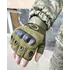 Захисні військові рукавички безпалі Oakley хакі XL